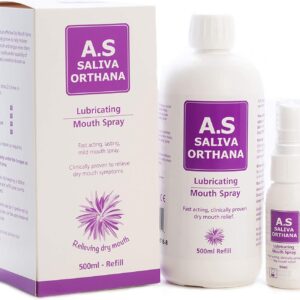 A S Saliva Orthana Lubricating Dry Mouth Spray Refill