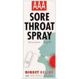 AAA Sore Throat Spray