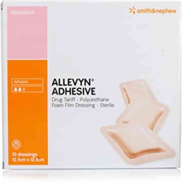 ALLEVYN Adhesive 10cm X 10cm Dressing, 10 Dressings