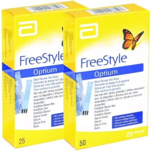 Freestyle Optium Blood Glucose Test Strips