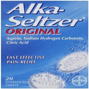 Alka seltzer original 20 tablets