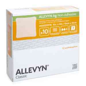 Allevyn AG Non Adhesive Dressing 10cm X 10cm 66800086, 10 Dressings