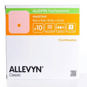 Allevyn Tracheostomy Dressing 9cm X 9CM 66007640, 10 Dressings