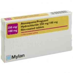 Atovaquone / Proguanil Hydrochloride 250 mg/100 mg