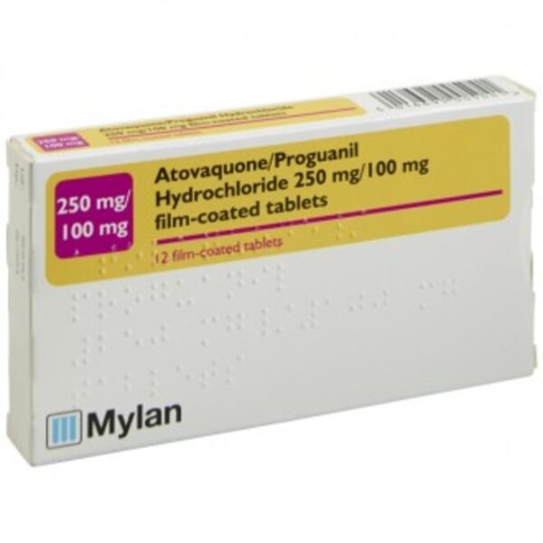 Atovaquone / Proguanil Hydrochloride 250 mg/100 mg