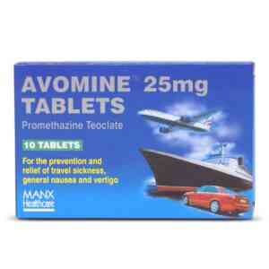Avomine 25mg Tablets
