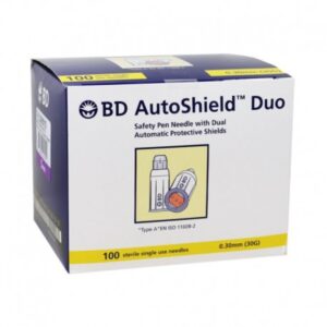 BD Autoshield Duo Insulin Pen Needle 5mm 30g