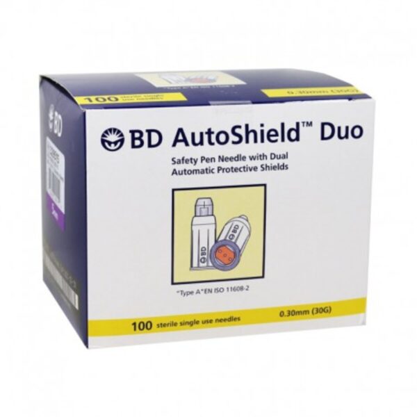 BD Autoshield Duo Insulin Pen Needle 5mm 30g