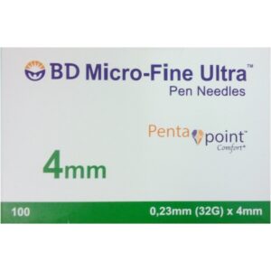 BD Microfine Ultra Pen Needles 4mm 32G