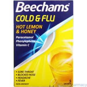Beechams Cold And Flu Honey and Lemon