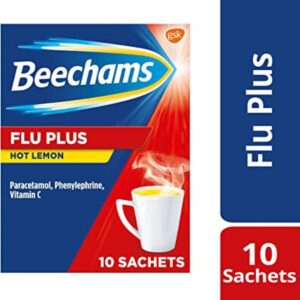 Beechams Flu Plus Sachet Hot Lemon Flavour
