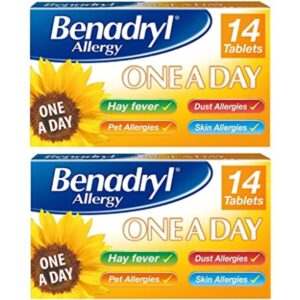 Benadryl Allergy One A Day 10mg Cetirizine Tablets