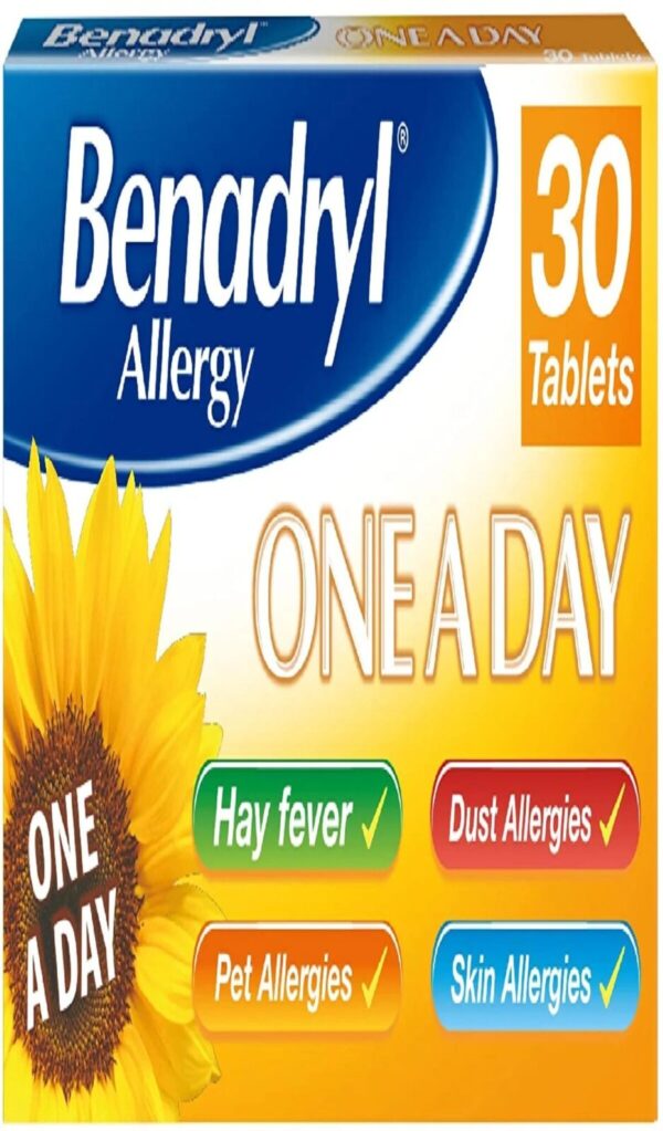 Benadryl Allergy One a Day 10mg Tablets