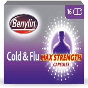 Benylin Max Strength Capsules For Cough And Flu