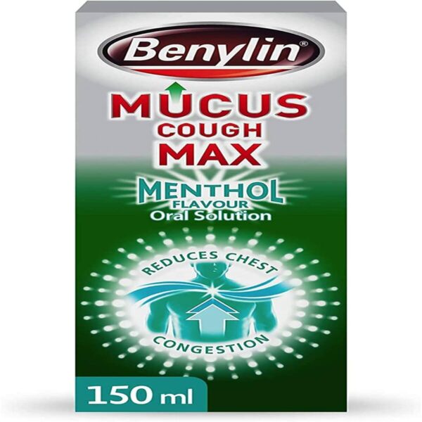 Benylin Mucus Cough Max Menthol Flavour