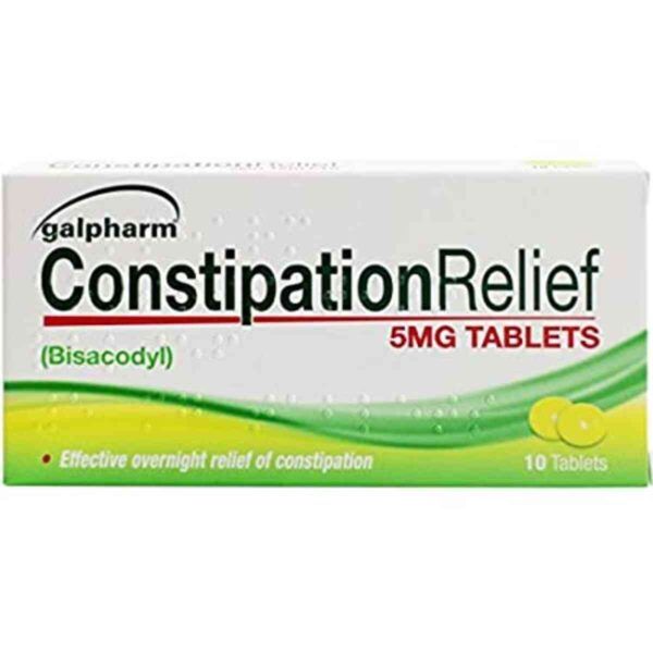 Bisacodyl Tablets 5mg Laxative, 60 Tablets