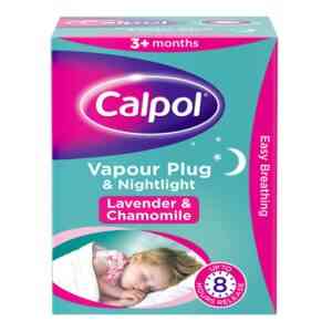 Calpol Vapour Plug & Nightlight + 3 Refill Pads