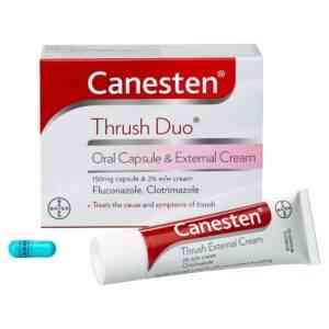 Canesten thrush Duo Oral Capsule & External Cream