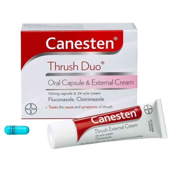 Canesten thrush Duo Oral Capsule & External Cream