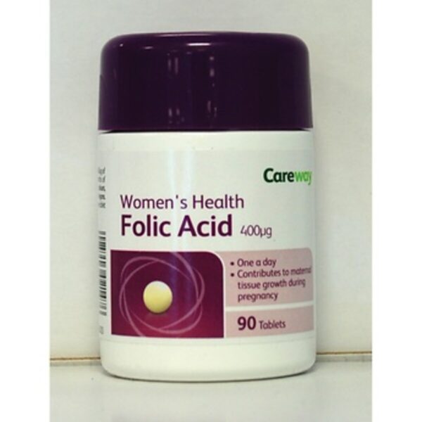 Careway Folic Acid 400ug Tablets