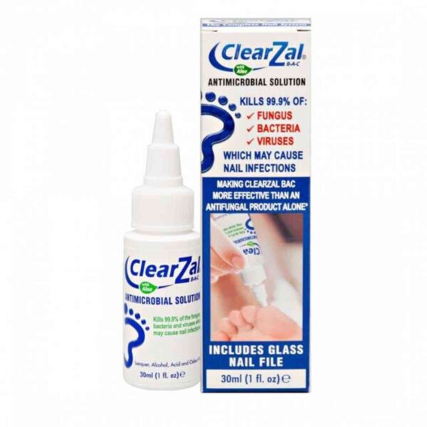 Clearzal BAC Fungal Nail Treatment - Antimicrobial Solution, 30ml