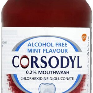 Corsodyl Alcohol Free Mouthwash Mint flavour