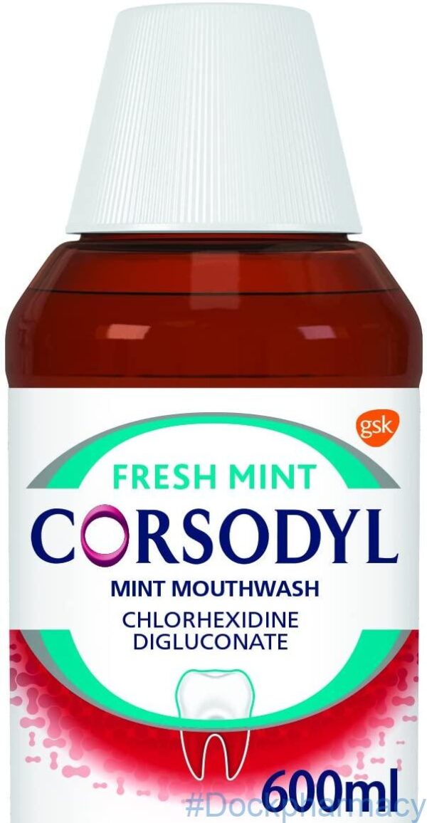 Corsodyl Mint Gum disease treatment mouthwash