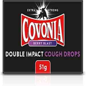 Covonia Double Impact Strong Cough Lozenges Berry Blast, 51g