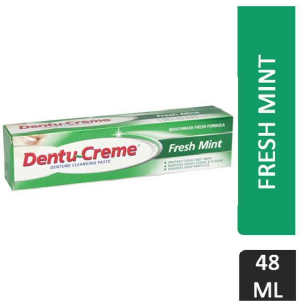 Dentu-Creme Denture Cleaning Toothpaste Freshmint