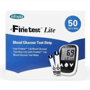 Fine test Lite Glucose Test Strips, 50 Blood Glucose Test Strips