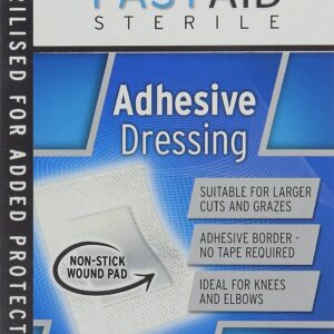 Fast Aid Sterile Dressing Adhesive Pads