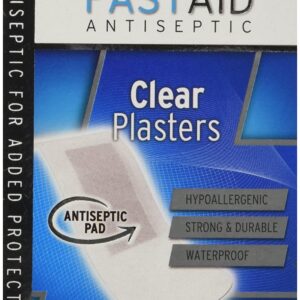 fastaid clear plasters 24 plasters