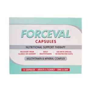 Forceval Capsules – Multivitamins & Minerals Complex, 15 Capsules