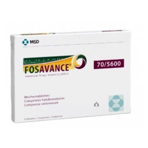 Fosavance Tablets - Alendronic acid Colecalciferol, 4 Tablets