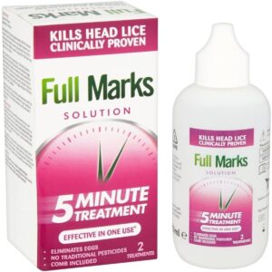 Full Marks Solution – Head Lice Treatment, 100ml
