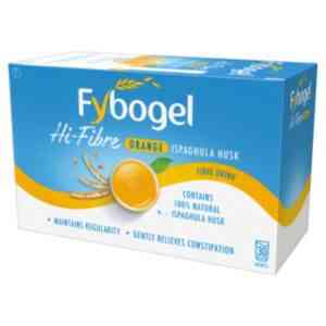 Fybogel Hi-Fibre Orange Sachet Constipation Relief, 30 Sachets