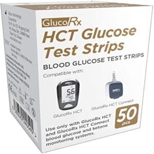 GLUCORX HCT GLUCOSE TEST STRIPS