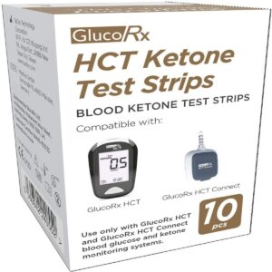 GLUCORX HCT KETONE TEST STRIPS