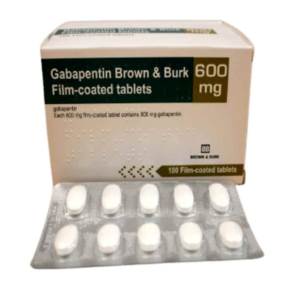 Gabapentin 600mg Tablets, 100 Tablets