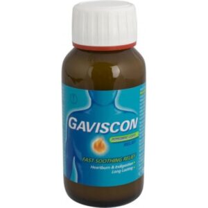 Gaviscon Heartburn And Indigestion Liquid Relief Peppermint Flavour