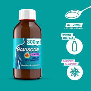 Gaviscon Liquid Heartburn And Indigestion Relief Aniseed Flavour
