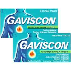 Gaviscon Peppermint Chewable Tablets, 24 tablets
