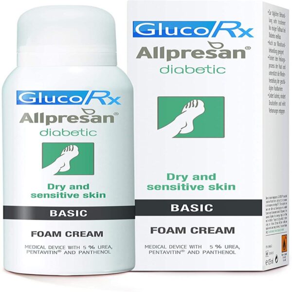 GlucoRx Allpresan Diabetic Foot Foam Cream