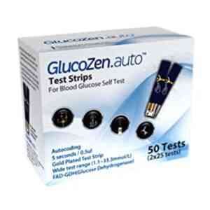 GlucoZen Auto Test Strips, 50 Stripes