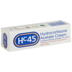 HC45 Cream - Hydrocortisone 1% Cream, 15g