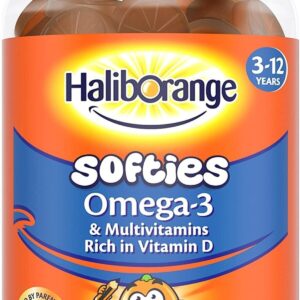 Haliborange Kids Omega 3 and Multivitamin Orange Softies