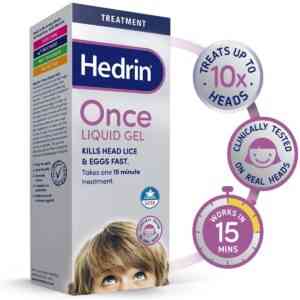 Hedrin Once Liquid Gel Head Lice Treatment, 100ml