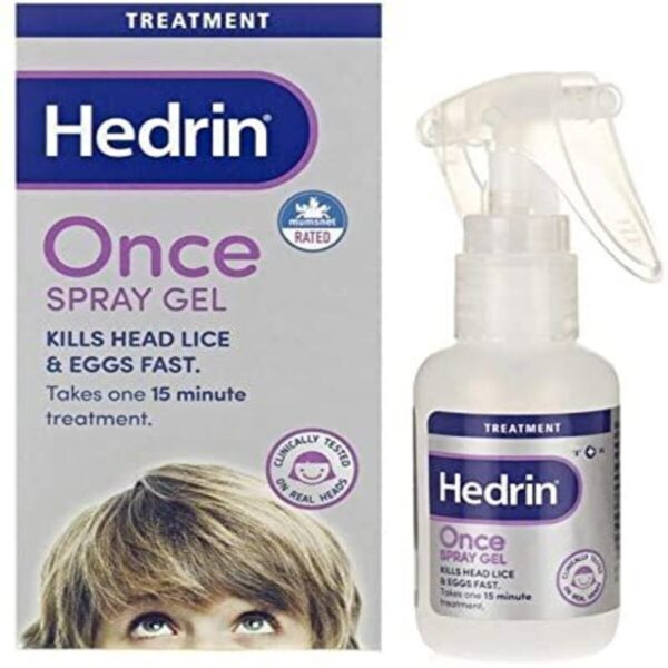 Hedrin Once Spray Gel, 100ml