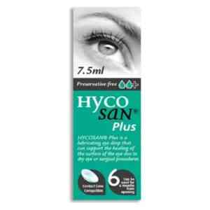 Hycosan Plus Eye Drops - Preservative Free Eye Drops, 7.5ml