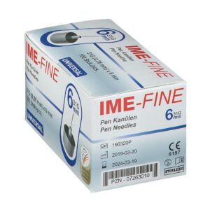 IME-FINE Universal Pen Needles 31GX6MM, 100 Pen Needles